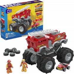 MEGA Hot Wheels Monster Trucks Fire Brigade 2 in 1 HHD19 194735064441