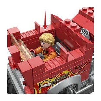 MEGA Hot Wheels Monster Trucks Fire Brigade 2 in 1 HHD19 194735064441