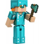 Mattel Minecraft Alex In Diamond Armor Figure GTP08 / HDV14 194735031825