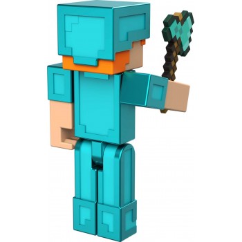 Mattel Minecraft Φιγούρες 8Εκ Alex In Diamond Armor Φιγούρα GTP08 / HDV14 194735031825