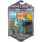 Mattel Minecraft Alex In Diamond Armor Figure GTP08 / HDV14 194735031825