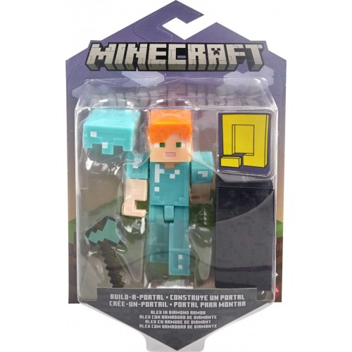 Mattel Minecraft Φιγούρες 8Εκ Alex In Diamond Armor Φιγούρα GTP08 / HDV14 194735031825