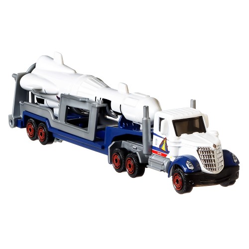 Mattel Matchbox Convoys Series Tesla Semi & Box Trailer With Red Tesla Model S - 3 Designs GBK70 887961716740
