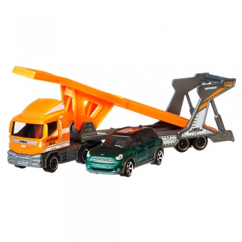 Mattel Matchbox Convoys Series Νταλίκα Tesla Semi, Pipe Trailer, Load Lifter - 3 Σχέδια GBK70 887961716740