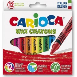 CARIOCA Κηρομπογιές Jumbo 12 Χρωμάτων 42369 / 23065 8003511423698