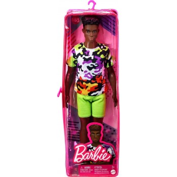 Mattel Barbie Ken Fashionistas Doll 183 - Camo Shirt, Green Shorts DWK44 / HBV23 194735001996