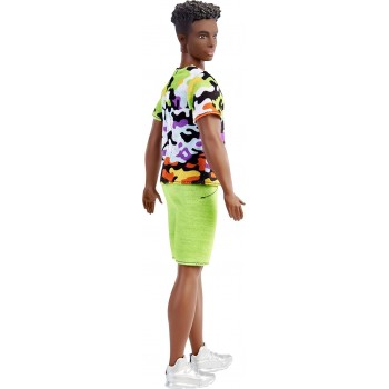 Mattel Barbie Ken Fashionistas Doll 183 - Camo Shirt, Green Shorts DWK44 / HBV23 194735001996
