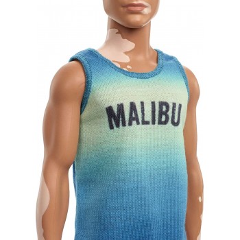 Mattel Barbie Ken Fashionistas Doll 192, Brown Cropped Hair, Vitiligo DWK44 / HBV26 194735001972