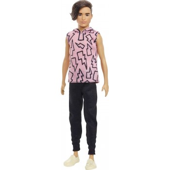 Mattel Barbie Ken Fashionistas Doll 193, Slender, Rooted Brown Hair DWK44 / HBV27 194735001989