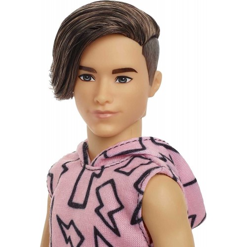 Mattel Barbie Ken Fashionistas Doll 193, Slender, Rooted Brown Hair DWK44 / HBV27 194735001989