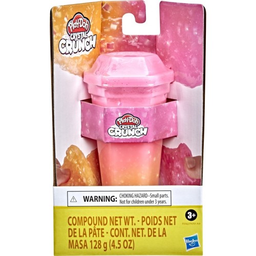 Hasbro Play-Doh Crystal Crunch Single Can Hot Pink Orange F4701 / F5162 5010993946129