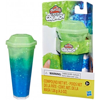 Hasbro Play-Doh Crystal Crunch Single Can Hot Blue Chartreuse F4701 / F5983 5010994166854