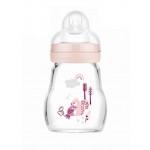 MAM Feel Good Glass Bottle with Silicone Teat 0+Months 170 ml 1pc. 372S 9001616817045