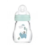 MAM Feel Good Glass Bottle with Silicone Teat 0+Months 170 ml 1pc. 372S 9001616817045
