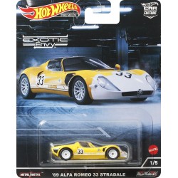 Mattel Αυτοκινητάκια Hot Wheels - Συλλεκτικά Αγωνιστικά Premiums 69 Alfa Romeo 33 Stradale FPY86 / HCJ91 194735011711