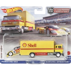 Mattel Hot Wheels 2022 Car Culture Team Transport, Porsche 962 Sakura Sprinter FLF56 / HCR34 194735017652