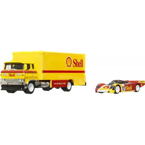 Mattel Hot Wheels 2022 Car Culture Team Transport, Porsche 962 Sakura Sprinter νταλικα με αυτοκινητακι FLF56 / HCR34 19473501765