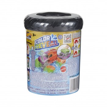 Mattel Hot Wheels Monster Trucks Color Reveal Vehicle - 1 piece HJF39 194735084289