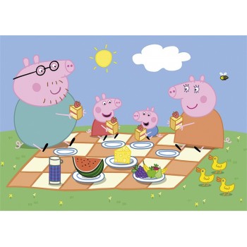 Clementoni Kids Puzzle Super Color Peppa Pig 2X60 Pcs 1200-24793 8005125247936