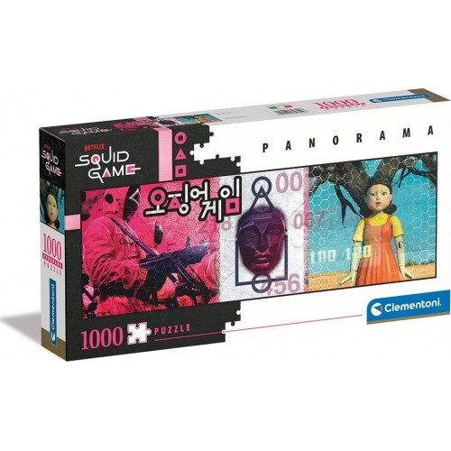Clementoni Παζλ Panorama Squid Game 1000 Pcs 1220-39694 8005125396948