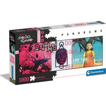 Clementoni Παζλ Panorama Squid Game 1000 Pcs 1220-39694 8005125396948