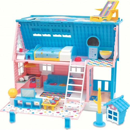 Giochi Preziosi Cicciobello Friends House Trolley Παιχνιδόσπιτο με μίνι Φιγούρα και Κατοικίδιο CC012000 8056379121985