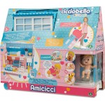 Giochi Preziosi Cicciobello Friends House Trolley Παιχνιδόσπιτο με μίνι Φιγούρα και Κατοικίδιο CC012000 8056379121985