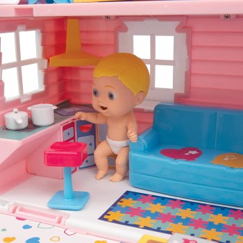 Giochi Preziosi Cicciobello Friends House Trolley Παιχνιδόσπιτο με μίνι Φιγούρα και Κατοικίδιο CC012000 8056379121985