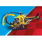 Playmobil Air Stunt Show Ελικόπτερο Με Κινηματογραφικό Συνεργείο 70833 4008789708335