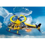 Playmobil Air Stunt Show Ελικόπτερο Με Κινηματογραφικό Συνεργείο 70833 4008789708335