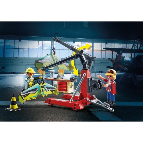 Playmobil Air Stunt Show Repair Workshop 70834 4008789708342