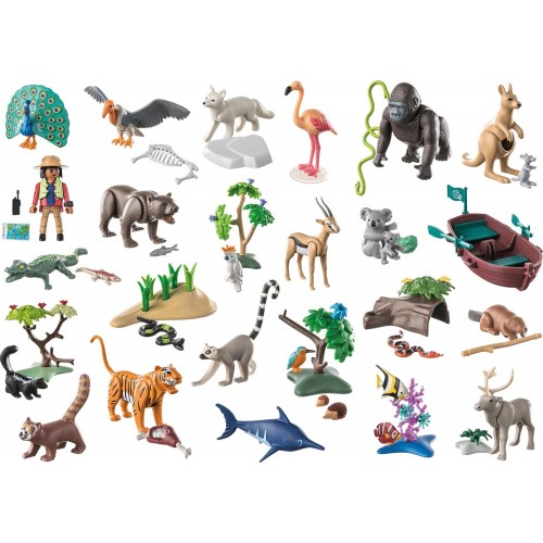 Playmobil Wiltopia - DIY Christmas Calendar Exploring Animal World 71006 4008789710062