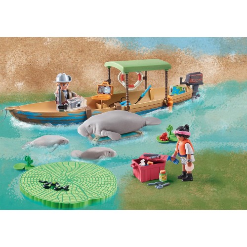 Playmobil Wiltopia - Εκδρομή Με Ποταμόπλοιο Στον Αμαζόνιο 71010 4008789710109