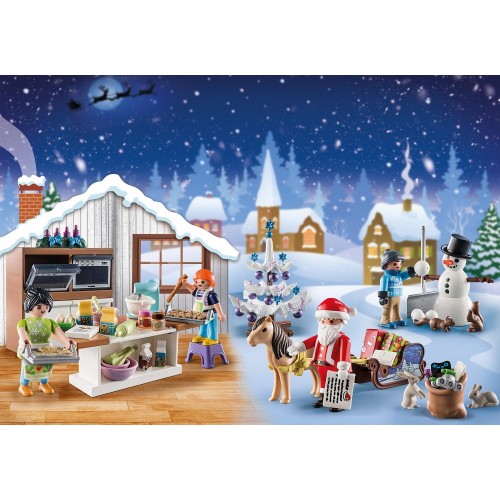 Playmobil City Life Χριστουγεννιάτικο Ημερολόγιο - Χριστουγεννιάτικος Φούρνος 71088 4008789710888