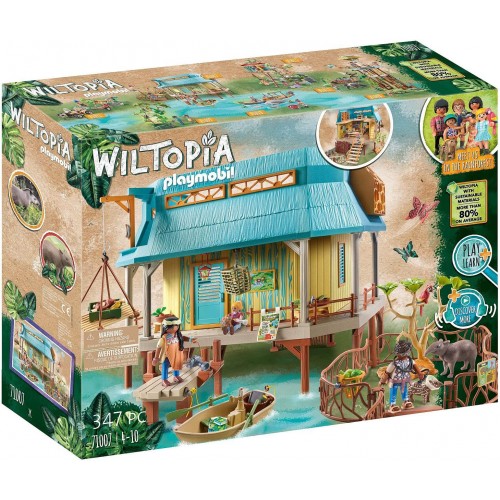 Playmobil Wiltopia Σταθμός περίθαλψης άγριων ζώων 71007 4008789710079