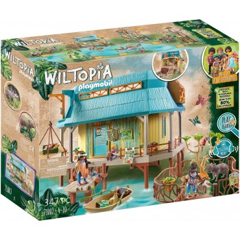 Playmobil Wiltopia Σταθμός περίθαλψης άγριων ζώων 71007 4008789710079