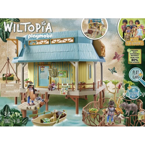 Playmobil Wiltopia Σταθμός περίθαλψης άγριων ζώων 71007 4008789710079