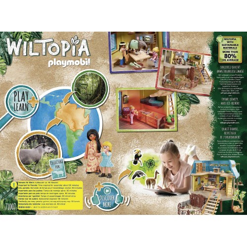 Playmobil Wiltopia Σταθμός περίθαλψης άγριων ζώων 71007 4008789710079