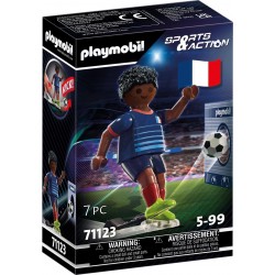 Playmobil Sports And Action Footballer Of National France A 71123 4008789711236