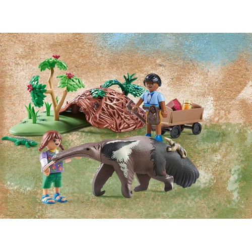 Playmobil Wiltopia Παιδιά φροντιστές ζώων με μυρμηγκοφάγο 71012 4008789710123