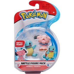 Jazwares Pokemon: Machop & Snubbull Battle Figures 5 cm JW095007 191726424376