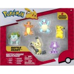 Jazwares Pokemon Battle Figure 6 Pack-Features 2-Inch JW002469-C 191726425977