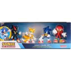 COMANSI Sonic Collection Set 4 Figures: Sonic, Shadow, Knuckles, Tails, Y COM90300 8412906903002