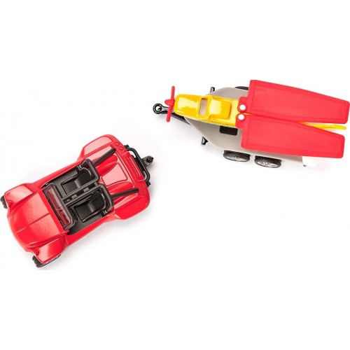 siku Aircraft, Red/Yellow 1696 4006874016969