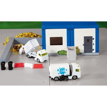 siku Municipal Set Of Toy Trucks Incl. Street Sweeper And Rubbis 1687 4006874016877
