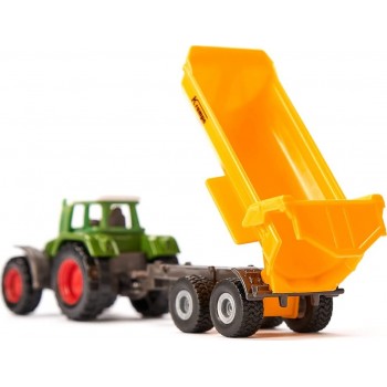 siku Τρακτέρ Fendt με ανατρεπόμενη καρότσα, Green/Yellow 1605 4006874016051