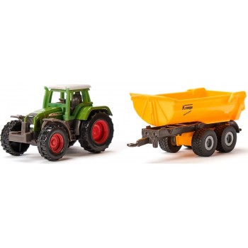 siku Τρακτέρ Fendt με ανατρεπόμενη καρότσα, Green/Yellow 1605 4006874016051