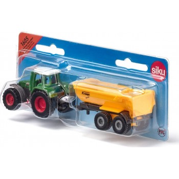 siku Τρακτέρ Fendt με ανατρεπόμενη καρότσα, Green/Yellow 1605 4006874016051