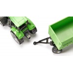 siku Τρακτέρ Deutz με καρότσα, Πράσινο 1606 4006874016068