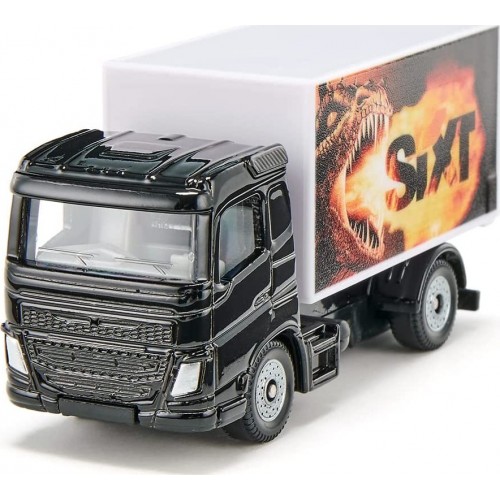 siku Toy Truck With Box Body, Sixt Model, Metal/Plastic, Black/W 1107 4006874011070